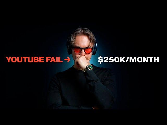 I Suck At YouTube But Make $250K/month (Here's How)