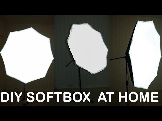 DIY:  How to make LED Softbox. Make it at home. Best DIY video light for filmmaker