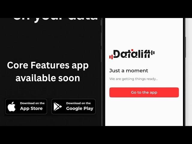 DATALIFT Core Features app available soon!