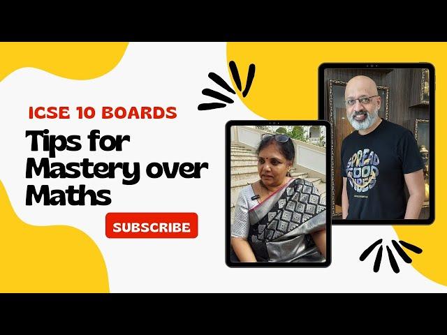 How to ace the Maths Exam | ICSE 10 Board Exams | SWS Classroom Chat | Sudhir Sir | Lata Madhuri