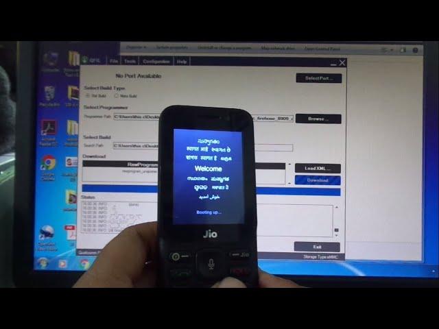 How to flash JIO phone F320B new 2021.