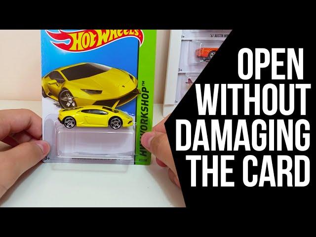 How To Open Hot Wheels Nicely