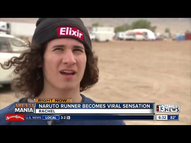 Area 51 Mania: Naruto runner becomes viral sensation