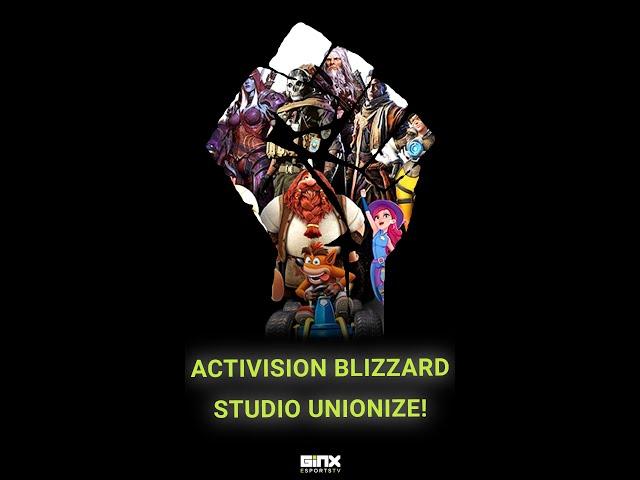 Activision Blizzard Studio Unionizes