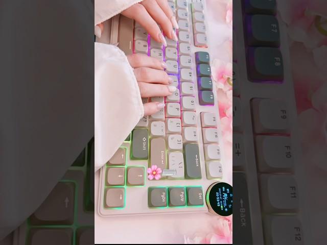 ASMR Звук мурашек Keyboard sound RKN 80 ⌨️  #asmr #asmrsounds #nails #asmrvideo #relax