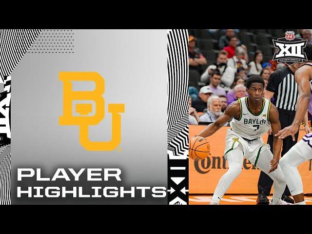 V.J. Edgecombe 2025 Phillips 66 Big 12 Men’s Basketball Championship RD2 Highlights