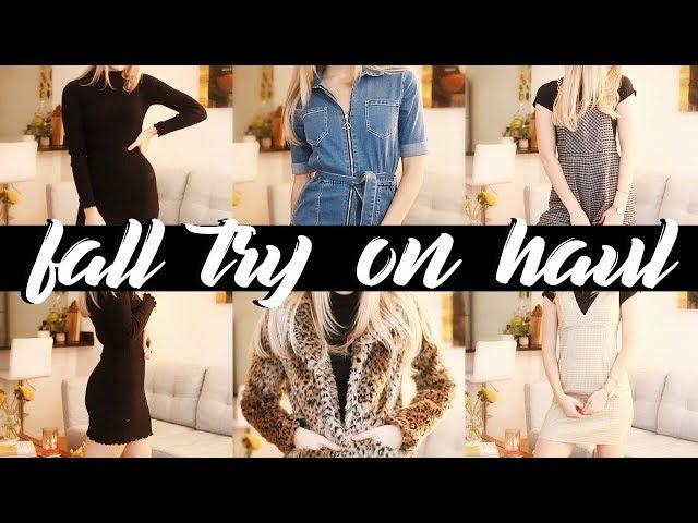 fall try on clothing haul 2018 | nyc street style and things I don't usually buy!