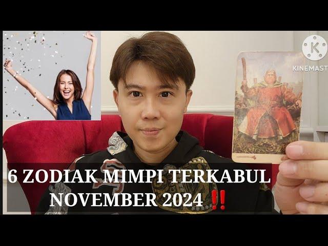 6 ZODIAK MIMPI NYA TERKABUL NOVEMBER 2024 ‼️HARAPAN MU JADI KENYATAAN.. !!