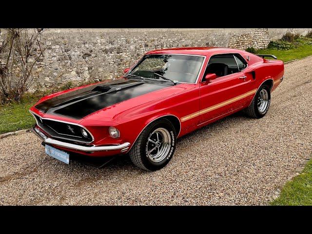 FORD MUSTANG SPORTSROOF MACH 1 de 1969 à vendre chez GT VINTAGE CLASSIC CARS