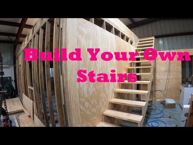 How to Build a Staircase (Stair Stringers)