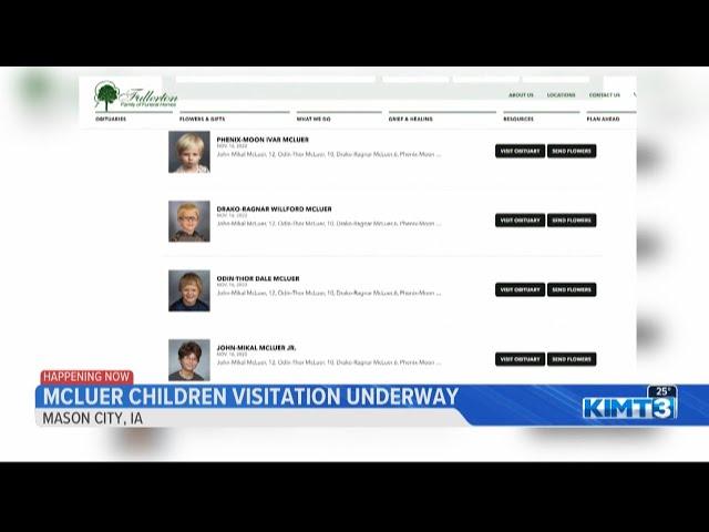 KIMT News 3 First at Four McLuer children visitation coverage