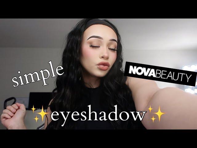 SIMPLE EYESHADOW LOOK w/ NOVABEAUTY! | Josie Alesia