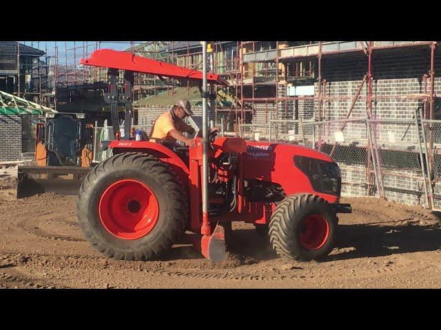 Saliba Ag Laser Blade on Kubota MX5100