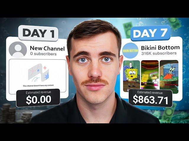 I BLEW UP a YouTube Channel in 7 Days to Prove it's NOT Luck