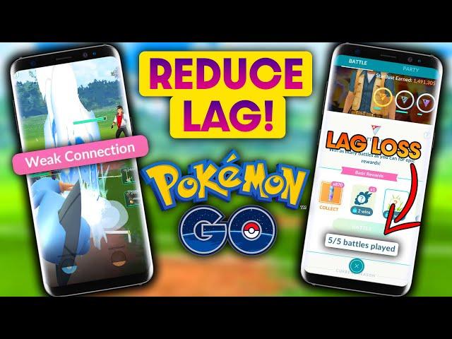 *REDUCE* Go Battle League *LAG* in POKEMON GO #shorts