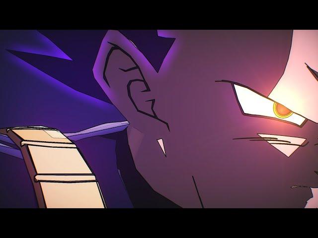 Vegeta transforms into a God Of Destruction / Hakaishin - 3D Animation based on the manga