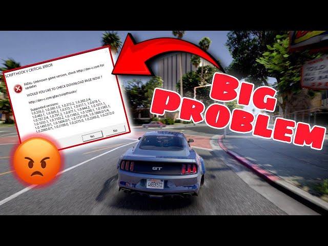 How To FIX ScripthookV Critical ERROR | After Update GTAV | Unknown Game Version in GTA 5