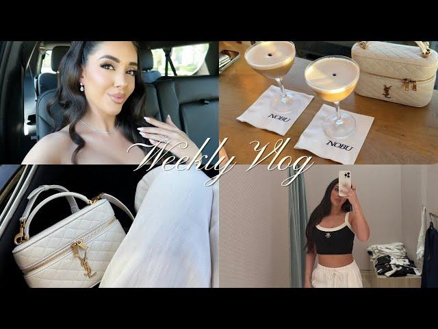 life in la vlog  shopping, influencer event, lunch at nobu and more