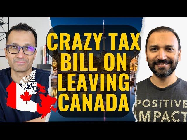 BIG TAX BILL on LEAVING CANADA | Bahroz Podcast