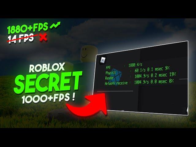  How To Get 1000+ FPS & Fix Lag In Roblox - Boost FPS and Increase Performance