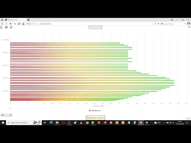 Ultrasonic Park Sensor - Esp8266 - Javascript magic =)