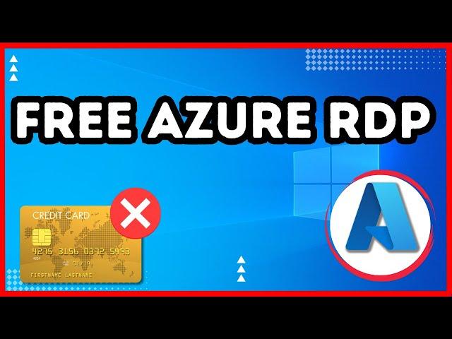 NEW TRICK - How To Create Azure RDP For Free [  No Crēdit Càrd Required]