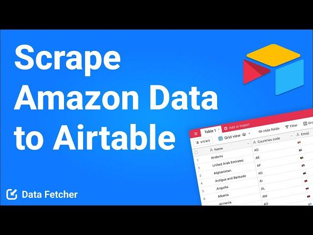 How to Scrape Amazon Product Data into Airtable with No-Code