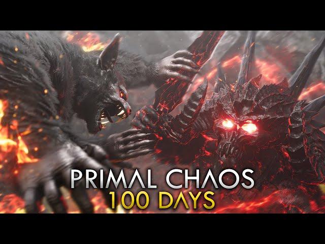 I Spent 100 Days In Ark Primal Chaos, Here's What Happened!