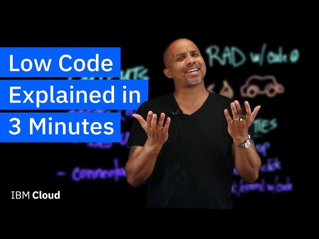 Low-Code Explained in 3 minutes