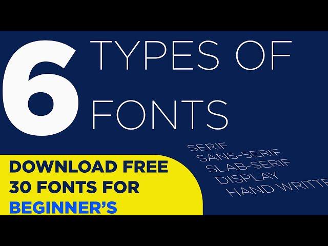 types of fonts in Graphic designing | Graphic design 4u