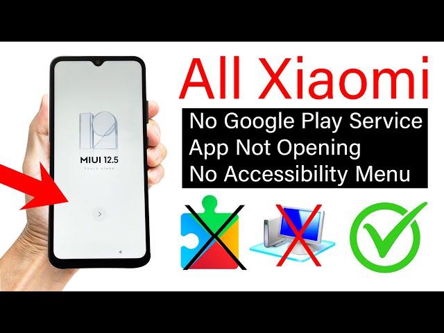 (MIUI 12.5) - All Xiaomi Phone FRP UNLOCK {Apps Not Opening} - (without pc) 2023 NEW