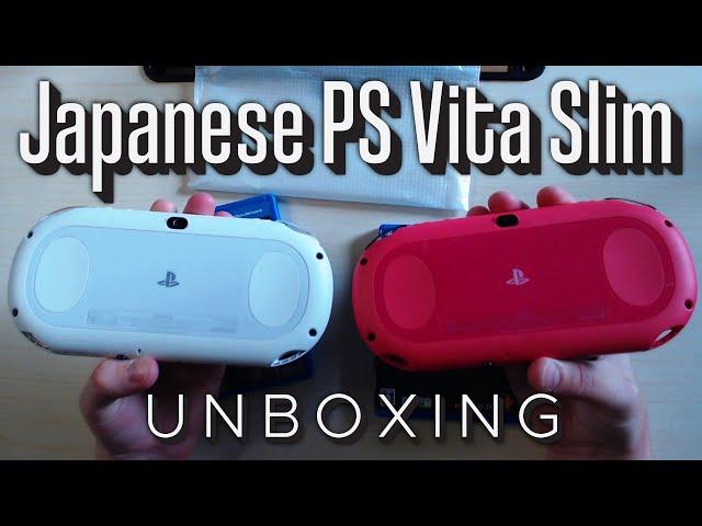 Japanese White PS Vita Slim Unboxing + Bonus Goodies!