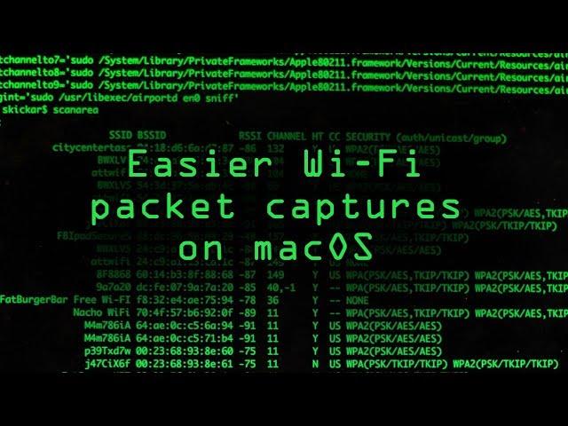 Set Up Aliasing in Your Mac's Bash Profile for Easier Wi-Fi Packet Captures [Tutorial]