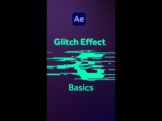 Basic Glitch Effect | After Effects Tutorial