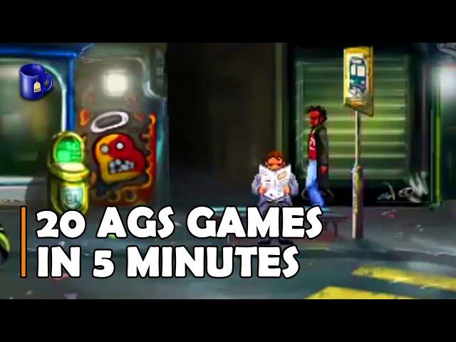 20 Adventure Game Studio (AGS) Games in 5 Minutes