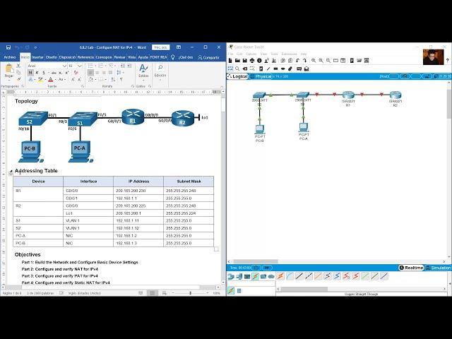 6.8.2 Lab - Configure NAT for IPv4