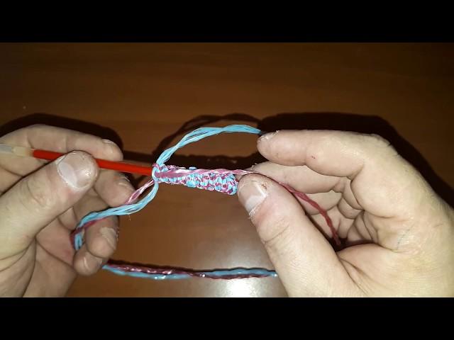 Гелевая авторучка из шпагата