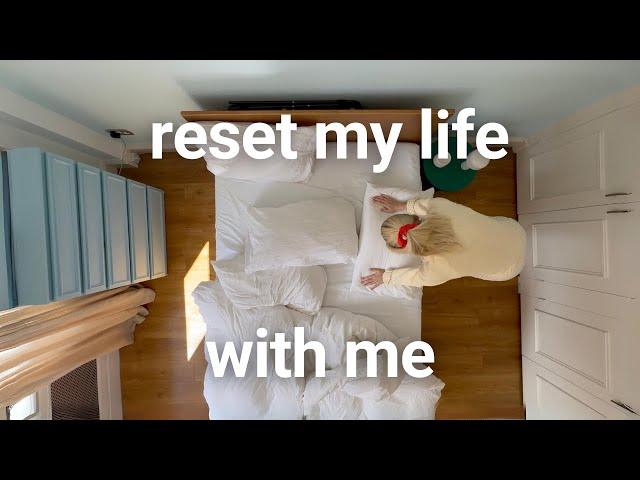 RESET WITH ME after 1 month of traveling | cleaning, unpacking & getting my life back together