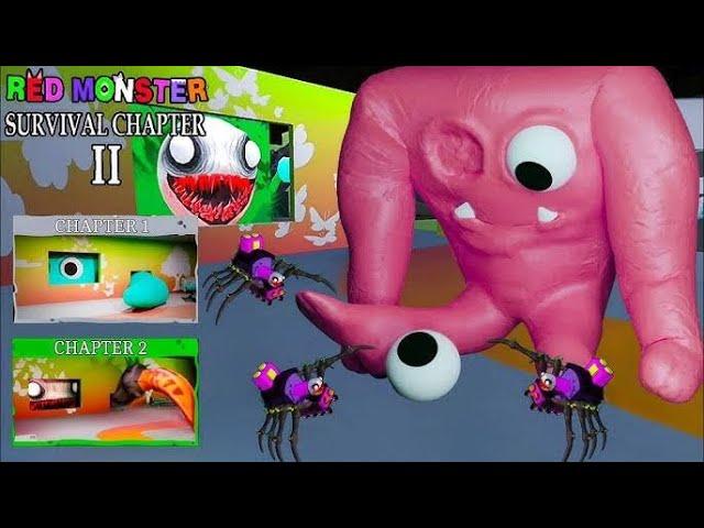 Red Monster Survival Chapter Vs Spider Train Monsters Survival - Gameplay Walkthrough (Android, iOS)