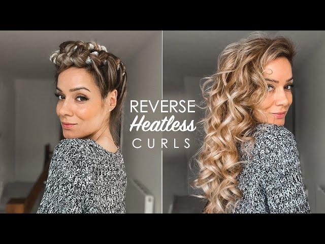 REVERSE HEATLESS CURLS! Comfortable To Sleep-In | Shonagh Scott