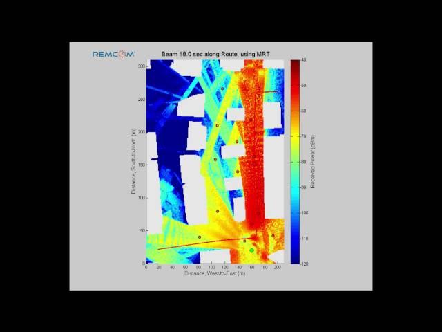 Maximum Ratio Transmission Beamforming using Wireless InSite