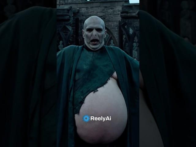 Pregnant version of the #harrypotter  #ai #pregnancy #viralvideo