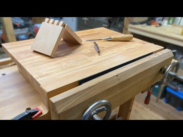 Moxon Vise Selbstgebaut