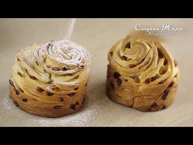 Тесто как ПУХ! Новый РЕЦЕПТ!!! Бесподобный кулич Краффин! | Easter Cruffin |