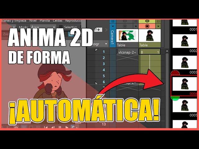  How to make AUTOMATIC 2D Animations with Opentoonz