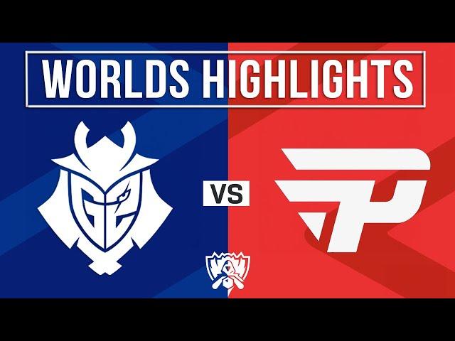 G2 vs PNG Full Highlights | Worlds 2024 Swiss Stage | G2 Esports vs paiN Gaming