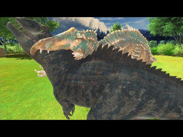 Dracodentitan's Journey in the Jurassic World! - Animal Revolt Battle Simulator