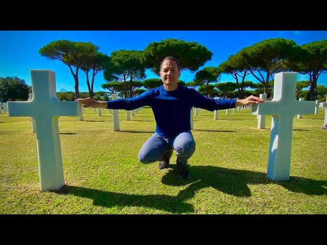 Greg McQuade visits the graves of Virginia veterans buried overseas