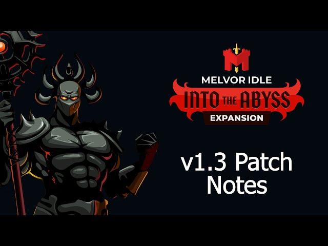 v1.3 Patch Notes | Melvor Idle