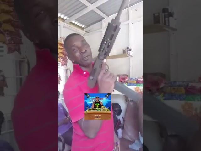 jamaican gun man  #viral #gun #jamaica #viral #video